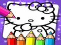 Igra Knjiga za barvanje Hello Kitty spletu