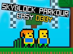 Igra Skyblock Parkour Enostaven Obby spletu