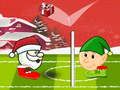Igra Zimski nogomet Santa na glavi spletu