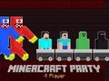 Igra MinerCraft Zabava za 4 Igralce spletu