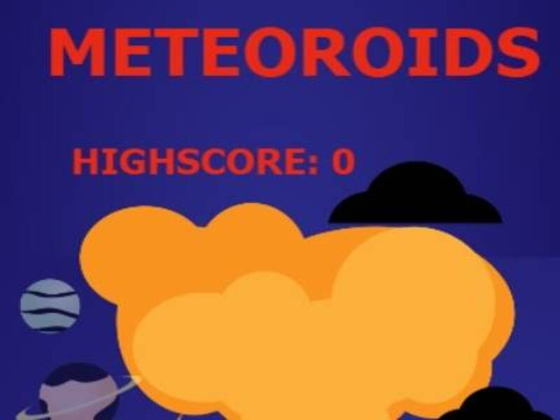 Igra Meteoroidi spletu