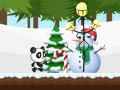 Igra Božična Panda Tek spletu