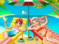 Igra Elsa in Anna Plažni Selfi spletu