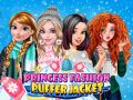 Igra Modra puffer jakna za princeske spletu
