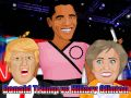 Igra Donald Trump proti Hillary Clinton spletu