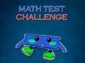 Igra Izziv matematičnega testa spletu