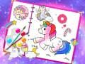 Igra Čudovit Cute Unicorn Kolažna Knjiga spletu
