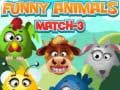 Igra Smešne Živali Match 3 spletu