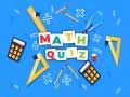 Igra Igra matematičnega kviza spletu