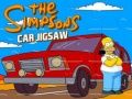 Igra Sestavljanka z avtom Simpsons spletu