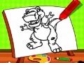 Igra Enostavno Barvanje Dinosavrov za Otroke spletu