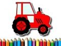 Igra Enostavno barvanje za otroke - Traktor spletu