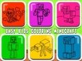 Igra Enostavno barvanje za otroke Minecraft spletu