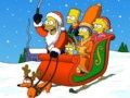 Igra Božični sestavljanka Simpsons spletu