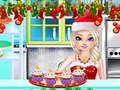 Igra Sestra Princeska Božični Cupcake Maker spletu