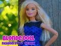Igra Sestavljanka v slogu modne punčke blond spletu
