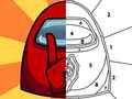 Igra Coloring Book Among Us Them spletu