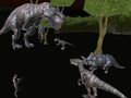 Igra Polnočna Večigralska Lov na Dinosavre spletu