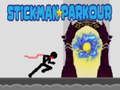 Igra Stickman Parkour spletu