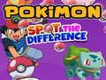 Igra Pokémon Najdi razlike spletu