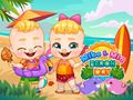 Igra Mike in Mia: Dan na plaži spletu