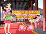 Igra Oblikovanje čevljev princeze Mulan spletu Igra Oblikovanje čevljev princeze Mulan spletu