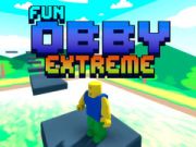 Igra Zabaven Obby Ekstrem spletu