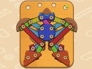 Igra Leseni in Vijak Puzzle spletu