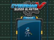 Igra Kiberčlovek proti Super Blasterju spletu