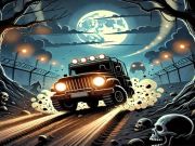 Igra Dirkalni avtomobil uničuje zombije spletu
