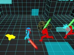 Igra Steakman Neon bitka na mečih spletu