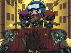 Igra Neskončna zaščita pred zombiji spletu