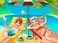 Igra Elsa in Anna Plažni Selfi spletu Igra Elsa in Anna Plažni Selfi spletu