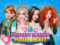Igra Modra puffer jakna za princeske spletu