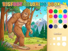 Igra Pobarvanka: Bigfoot spletu