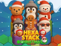 Igra Hexa Stack: Božič spletu
