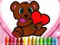 Igra Barvanje Živali za Valentinovo spletu Igra Barvanje Živali za Valentinovo spletu