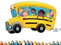 Igra Knjiga za barvanje šolskega avtobusa spletu Igra Knjiga za barvanje šolskega avtobusa spletu