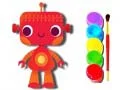 Igra Nazaj v šolo: Knjiga za barvanje robotov spletu Igra Nazaj v šolo: Knjiga za barvanje robotov spletu