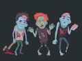 Igra Barvanje Zombijev in Skeletonov spletu Igra Barvanje Zombijev in Skeletonov spletu