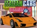 Igra Razlike v italijanskih avtomobilih spletu