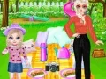 Igra Dan Piknika Družine Princesk spletu Igra Dan Piknika Družine Princesk spletu