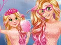 Igra Princesa Mama Hči Cute Družinski Videz spletu