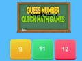 Igra Uganite številko Hitre matematične igre spletu