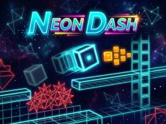 Igra Neon Dash spletu
