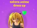 Igra Sakora: Oblačenje Anime spletu