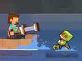 Igra Piratski Block Craft Streljac Pošasti spletu