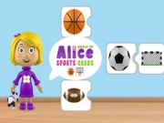Igra Svet športnih kartic Alice spletu