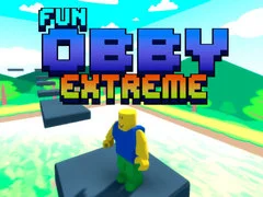 Igra Zabaven Obby Ekstrem spletu