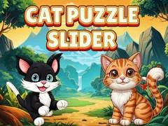 Igra Mačja Puzzla Drsnik spletu Igra Mačja Puzzla Drsnik spletu